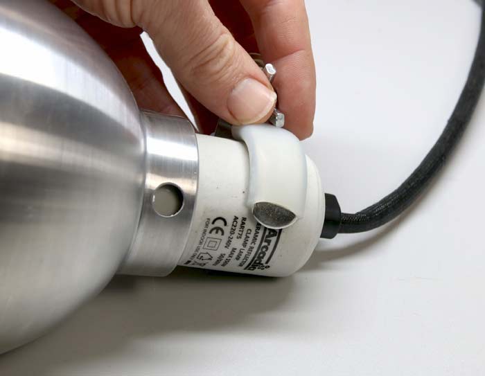 Reflector Clamp Lamp with Ceramic Holder - Graphite - Image 6