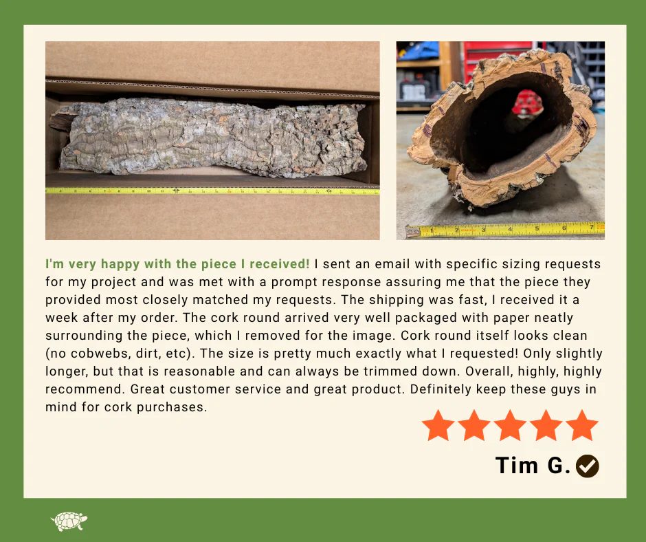 Premium Cork Bark Tubes, Large - Image 7