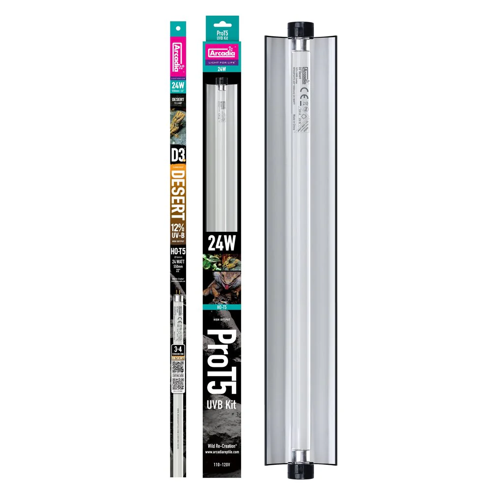 ProT5 UVB Kit 24" with HO 12% Desert Bulb