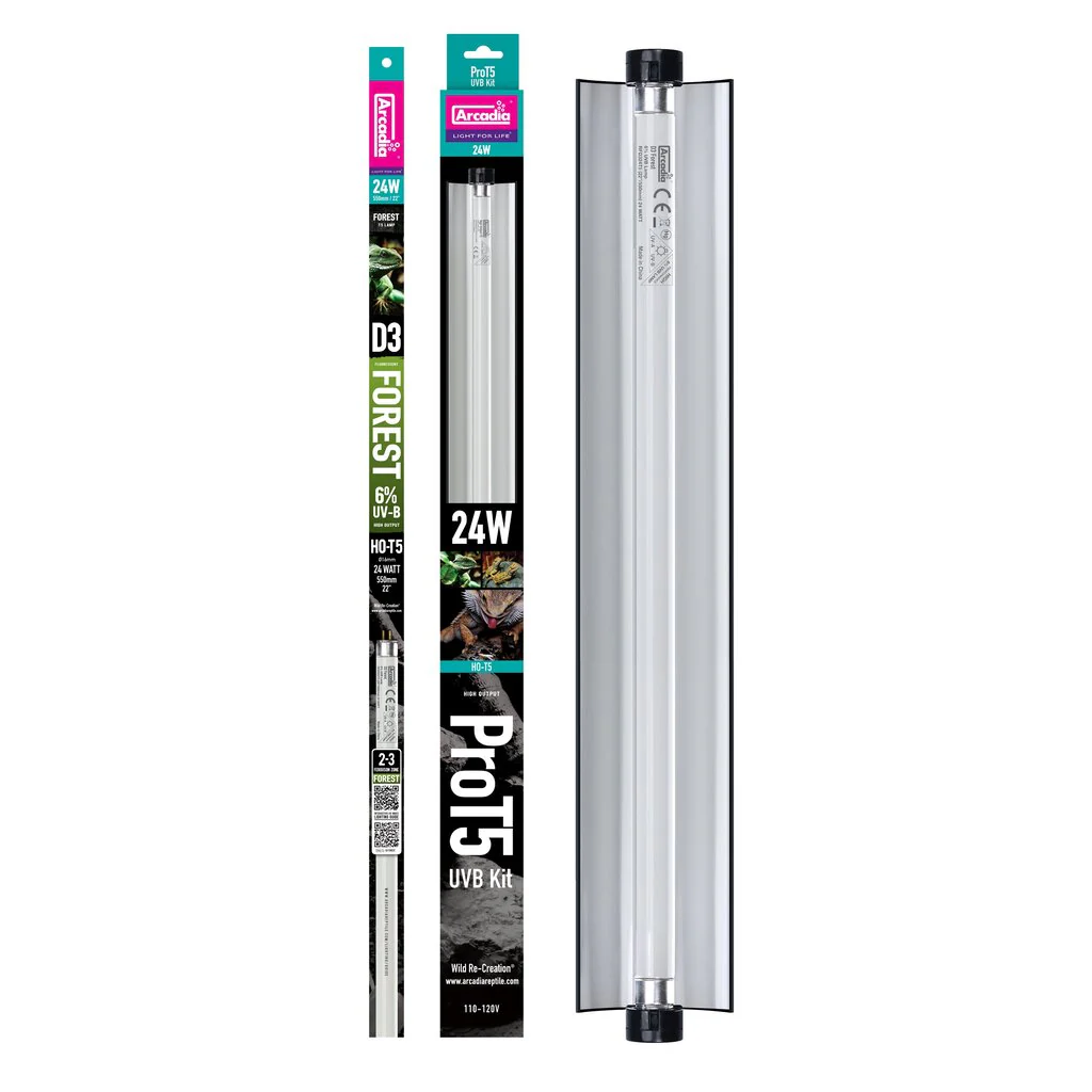 ProT5 UVB Kit 24" with HO 6% Forest Bulb
